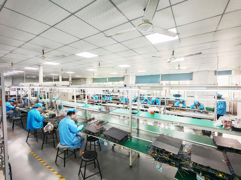DIP plug-in wave soldering production line