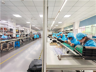DIP plug-in wave soldering production line