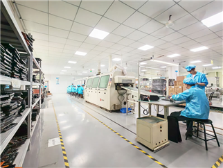 DIP plug-in wave soldering production line